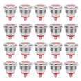 thumbnail image 1 of 20 piezas IP68 impermeable BEM-22C luz indicadora de LED de advertencia de metal de alta calidad 22 mm (rojo 24 V), 1 of 8