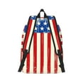 thumbnail image 3 of Balery America Flags2 Vintage Canvas Backpack for Men and Women - Large Capacity, Durable Travel Laptop Bag for School, Work, Hiking, and Outdoor Activities-Medium, 3 of 7