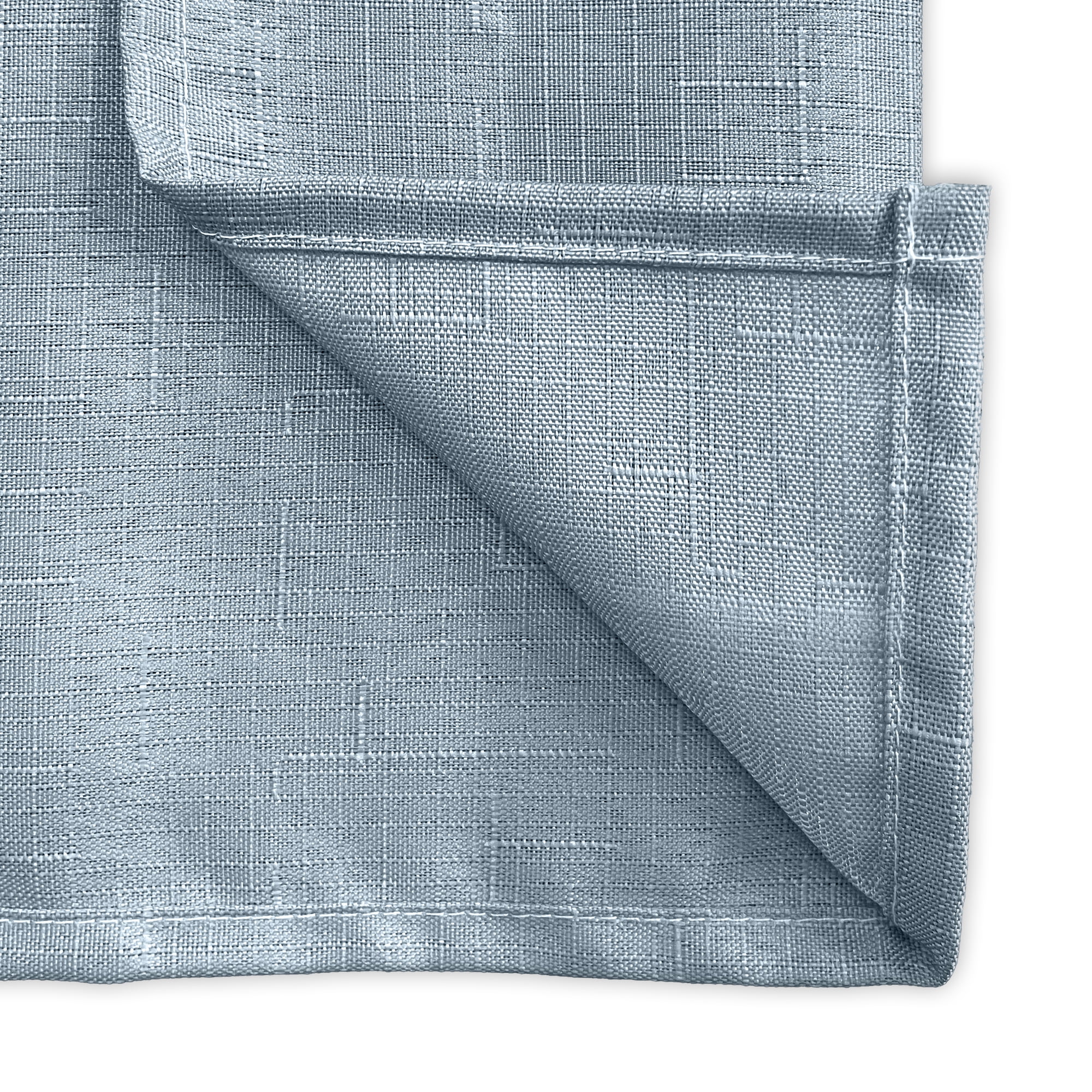 Mainstays 4 Pack Solid Blue Fabric Napkins, 18" x 18"