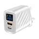thumbnail image 3 of Adaptador de corriente de viaje con puerto USB, cargador de teléfono móvil, enchufe cúbico internacional para Reino Unido, compatible con iPhone y iPad, 3 of 3