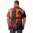 thumbnail image 5 of Halloween Print Big and Tall Polo Shirts for Men Quick Dry Breathable Men Polo Shirts Business Casual Mens Polo Summer Classis Relaxed Fit Short Sleeve Polo Shirt Orange 5XL, 5 of 6