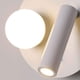 thumbnail image 4 of Aplique de pared moderno Aplique de pared LED brillante para interiores Lámparas ajustables Aplique de pared de esquina de 360 grados adecuado para escaleras de pasillo, sala de estar junto a la cama, 4 of 6