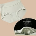 thumbnail image 5 of Yintry Womens Underwear Cotton High Waisted Briefs Full Coverage Panties 5 Pack, Size M-3XL, 5 of 7