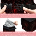 thumbnail image 4 of Spider Web Foldable Car Garbage Can with Lid, Leak-proof, Hanging Storage Bag - Trash Can for Car, Car Trash Can, 4 of 6