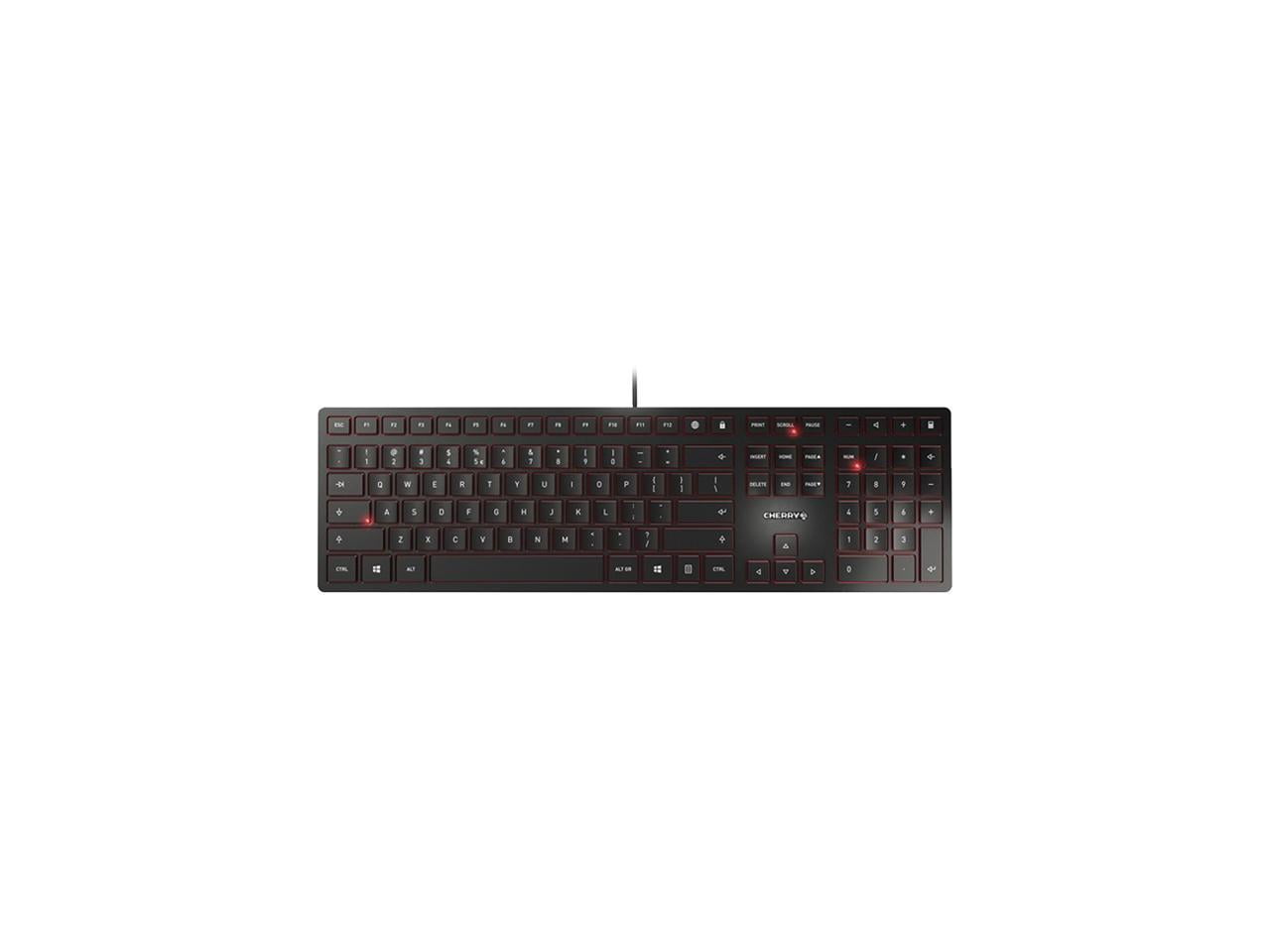 Cherry Stream Protect Keyboard - Full Size, Removable Silicone Cover For Medical, Laboratory & Cleanroom Use