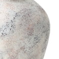 thumbnail image 6 of LuxenHome Marbled White 12 Inch Tall Round Stoneware Vase, 6 of 9