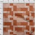 thumbnail image 2 of oneOone Cotton Cambric Fabric Square Geometric Print Sewing Fabric BTY 56 Inches Wide, 2 of 4