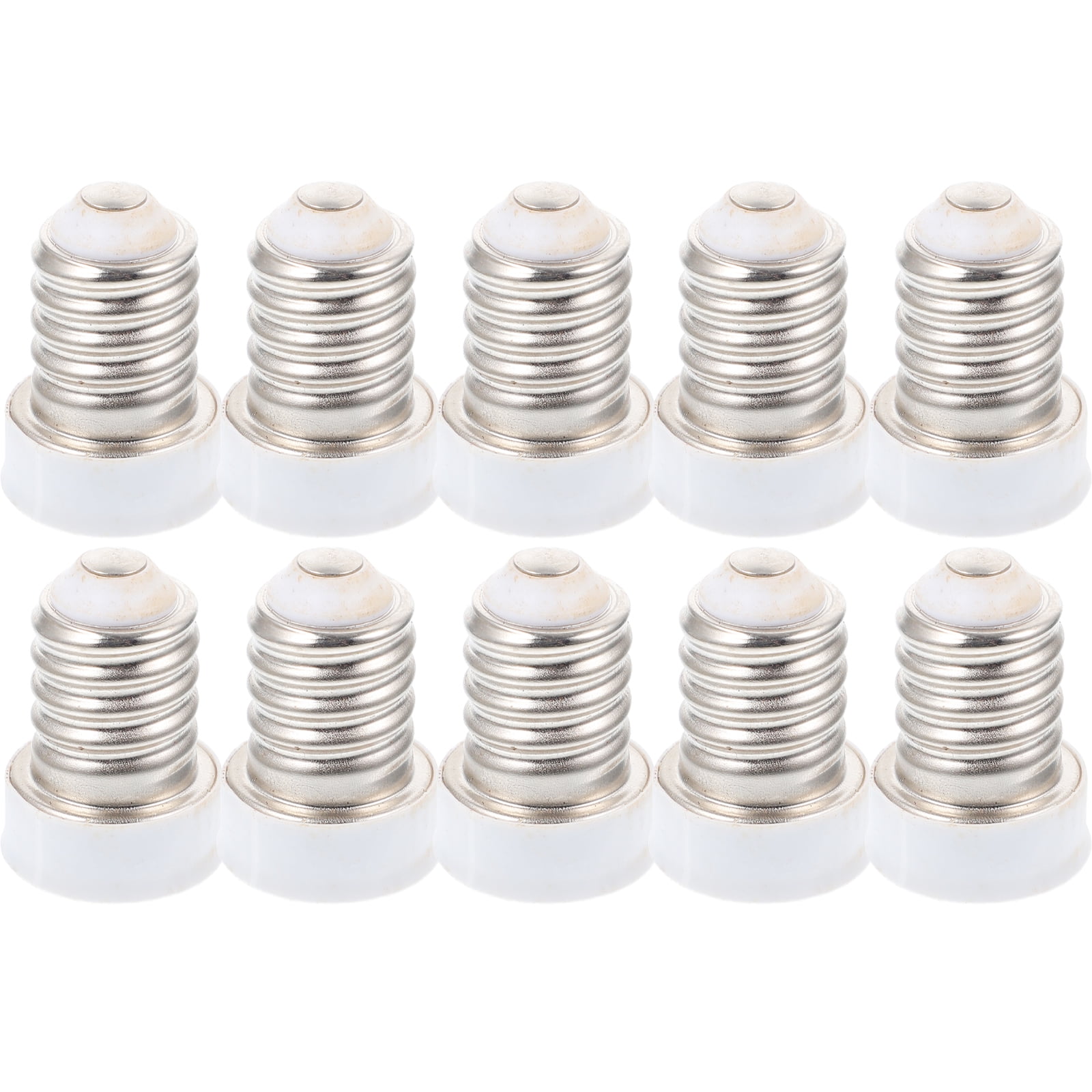 10pcs Bulb Adapter Lamp Holder Adapter E14 To E12 Light Bulb Adapter