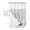 Grey, variant on No Hook Shower Curtain with Snap in Liner, Winter Christmas Dwarf Snowflake Hotel Shower Curtains for Bathroom, Washable Shower Curtain Liner Set with Mesh Top Window, 72”x78”