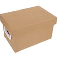 thumbnail image 4 of Boîte de Rangement Kraft avec Couvercle pour Maison Bureau Chambre Armoire Boîte de Rangement Multi-Usage, 4 of 8