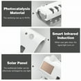 thumbnail image 5 of HIBIBUD Toothbrush Sanitizer Holders with UV Rays Sterilization Rechargeable Solar-Power Automatic Toothpaste Dispenser Wall Mount Toothbrush Organizer, 5 of 7