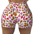 thumbnail image 2 of Picia Squirrel In The Forest Printed Workout Shorts for Women Seamless Scrunch Butt Lifting High Waisted Yoga Gym Booty Running Moisture-wicking Short Pants-Small, 2 of 9