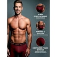 thumbnail image 5 of Starter Men’s and Big Men’s Active Performance Boxer Briefs, 6-Pack, Sizes S-5X, 5 of 7
