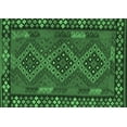 thumbnail image 1 of Ahgly Company Indoor Rectangle Southwestern Emerald Green Country Area Rugs, 2' x 5', 1 of 4
