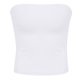 thumbnail image 5 of Top corto,Blusa informal de verano sin tirantes para mujer, de poliéster, holgada, para usar en casa, sopatenor, 5 of 8