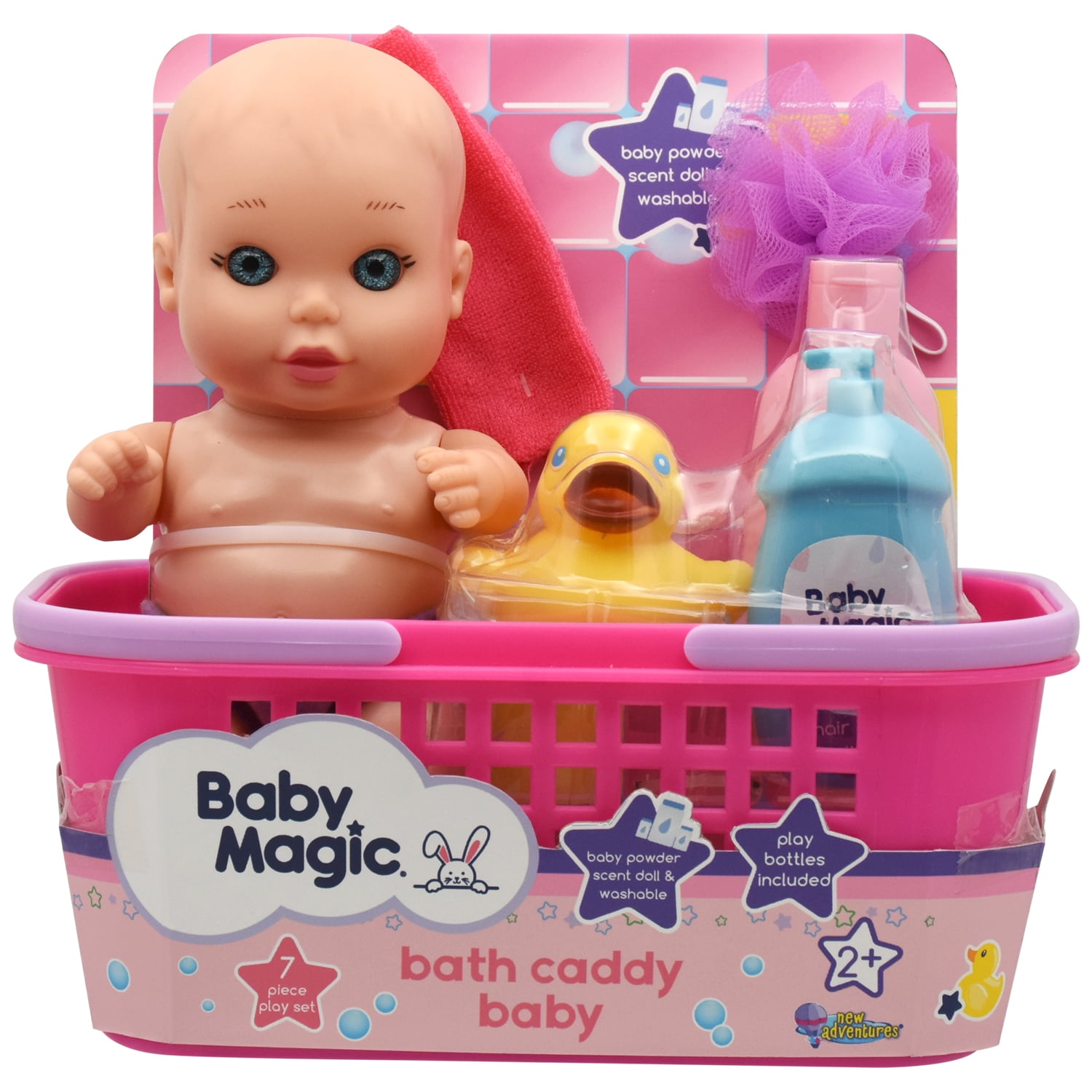 Baby Magic Toy Baby Doll Bath Caddy Play Set