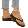 thumbnail image 4 of Sandals Women Slim Comfortable Flip Flops Summer Beach Thong Arch Support Non Slip, 4 of 8