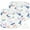 Color-1, variant on Lamp Shades Set of 2 Easy Assembly patchwork flowers butterflies Drum Lampshades for Table Lamps Floor Lamps Pendant Light 13"x13"x10" Replacement Lamp Shade