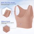 thumbnail image 4 of Camiseta sin mangas corta para entrenamiento U/D, reversible, acanalada, color rosa XXL, 4 of 7