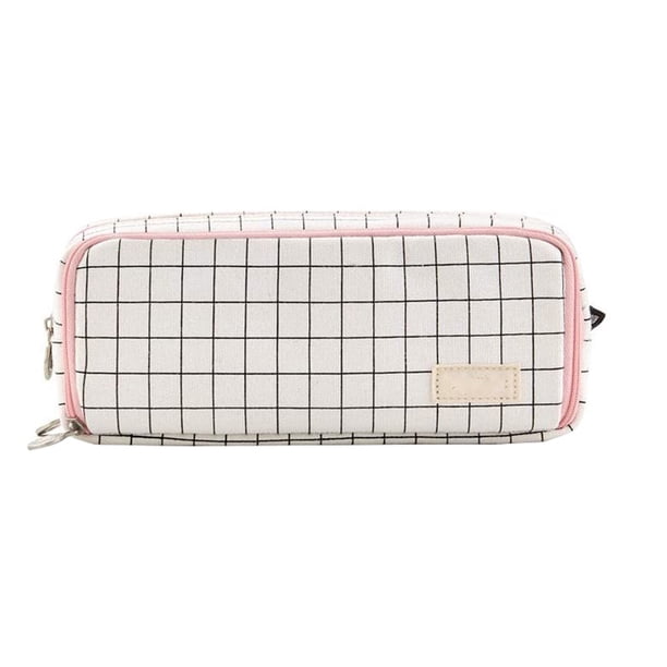 Large-capacity Pencil Case Canvas Pencil Case Multifunctional Cosmetic Bag