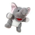 thumbnail image 2 of Milaget Animal Finger Puppet Soft Role Play Plush Hand Puppet for Teaching Kids Gift elephant, 2 of 9