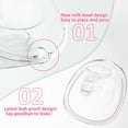 thumbnail image 3 of Horigen D6 Pink Electric Wearable Handheld Breast Pump Silent Strong Suction 180ml/6oz, 3 of 13