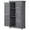 Gray, variant on Outdoor Storage Cabinet, Garden Wood Storage Shed, Outside Vertical Shed with Lockers and 3-Tier Shelves, 63 inch Tall Tool Shed for Patio, Backyard, Balcony, Natural, D6977