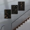 thumbnail image 2 of Hieng Black Moody Floral Canvas Wall Art Dark Wildflower Wall Decor Modern Minimalist Botanical Pictures Prints Large paintings for living room bedroom office Unframed, 2 of 6