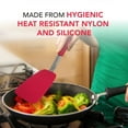 thumbnail image 6 of Spatula Heat Resistant Set Nonstick Cookware Flexible Wide Set of 2 Turner Exultimate, 6 of 7
