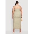 thumbnail image 3 of Women's Plus Size Textured Knit V-Neck Cami Dress, 3 of 3