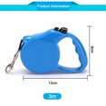 thumbnail image 2 of Auto Retractable Dog Leash Explore Training Lead - 10 Ft/16Ft Pet Dog Walking Running Rope(Blue), 2 of 5