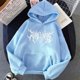 thumbnail image 3 of Sudadera de manga larga con capucha para mujer, ropa de calle informal con letras Punk de talla grande, Estilo Vintage, Ulzzang, gótico, de invierno, 3 of 3