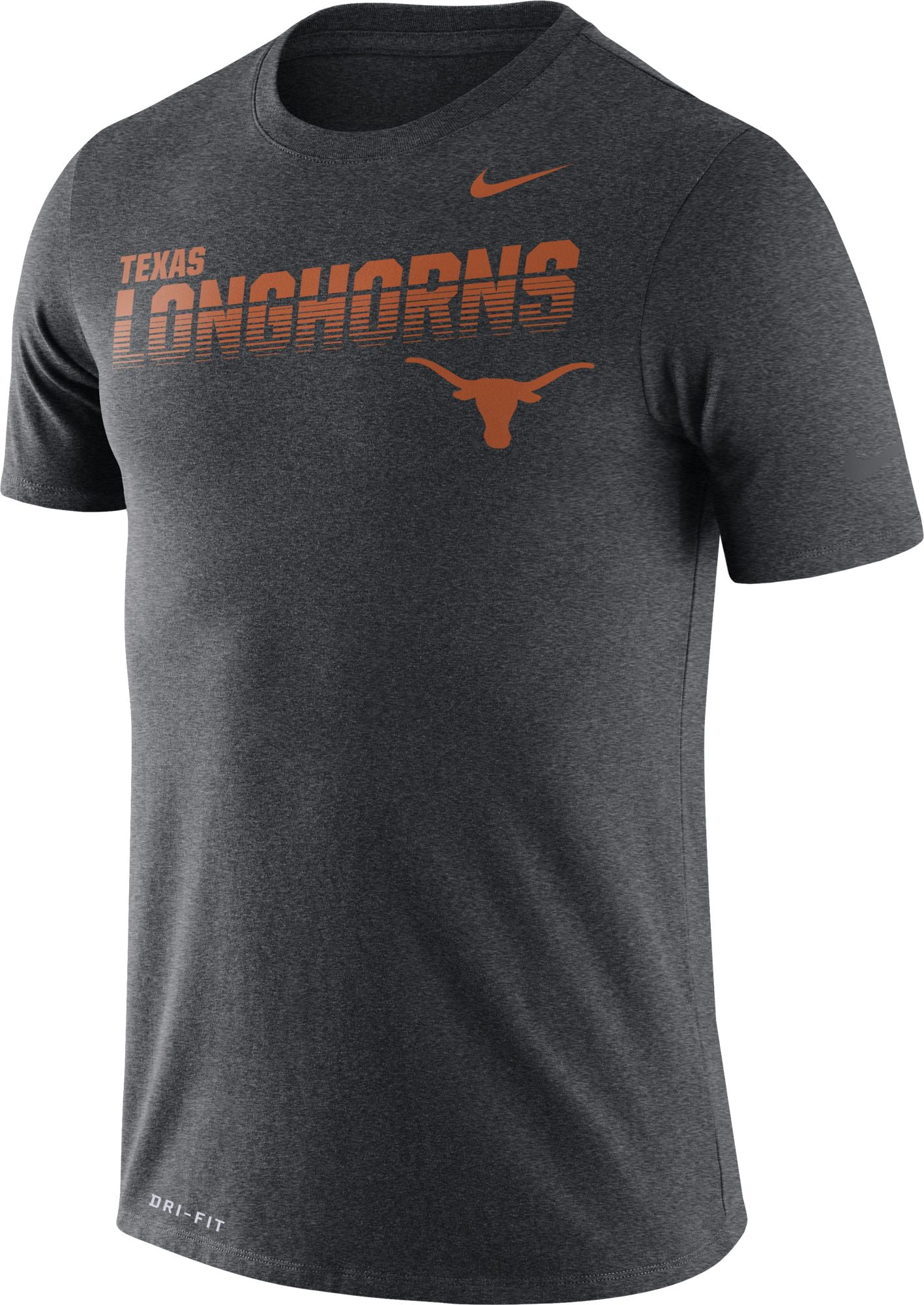 Nike Men's Texas Longhorns Grey Legend Football Sideline TShirt
