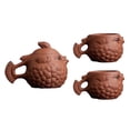 thumbnail image 2 of Pgyong Pufferfish Sand Teapot Set with Teacup-Unique Japanese-Inspired Ceramic Tea Doll Collection for Home Decor & Gift Clearance!, 2 of 2