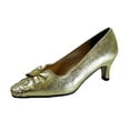 thumbnail image 1 of FLORAL Sage Women's Wide Width Evening Glitter Dress Pumps, 1 of 6