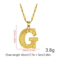 thumbnail image 4 of Xihbxyly Collar con Colgante de Cadena con 26 Letras y Nombre En Inglés para Mujer, 4 of 5