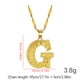 thumbnail image 3 of Collar para mujer, joyería para mujer, joyería de moda para mujer, regalo para mujer, 26 letras en inglés, cadena con nombre, collares colgantes, joyería para mujer, 3 of 4