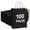 Black, variant on Gift Bags 8x4.25x10.5 100Pcs Brown Paper Gift Bags with Handles Bulk for Wedding, Party Favor, Grocery, Shopping, Retail, Merchandise Medium Kraft Paper Sacks