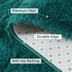 thumbnail image 5 of Alfombra Benron Fluffy Runner 61 x 122 cm, lavable, verde azulado, 5 of 6