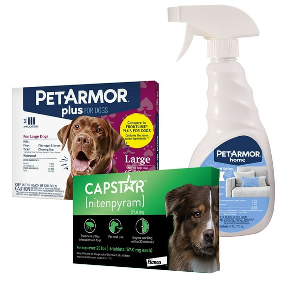 PetArmor Plus Capstar Flea & Tick Bundle for Large Dogs, 45-88 lbs.