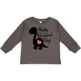 thumbnail image 3 of Inktastic Happy Valentines Day with Dinosaur Silhouette and Heart Boys or Girls Long Sleeve Toddler T-Shirt, 3 of 5