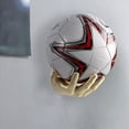 thumbnail image 3 of Hyasfey Wall Mount Football Ball Holder Easy to Install Multipurpose Hand-Shaped Basketball Football Volleyball Display Rack, 3 of 7