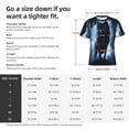 thumbnail image 4 of Rocae Night Scene of Wolves for Men's Moisture-Wicking Crew Tee - T-Shirt for Sports, Outdoor Activities, and Casual WearMedium, 4 of 9