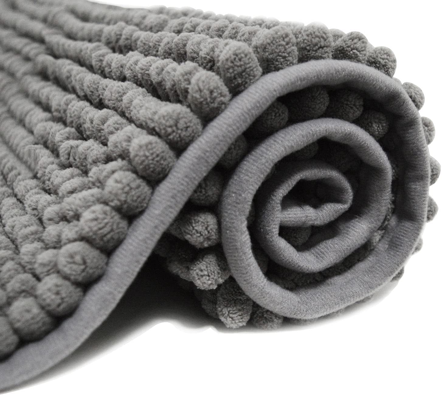 Tapis De Salle De Bain Extra Doux 44x61 Cm - Forme Feuille Verte - Antidérapant Et Lavable En Machine - 6