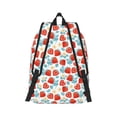 thumbnail image 7 of Geaub strawberries durable canvas backpack: stylish, lightweight, and spacious with adjustable straps, 7 of 7