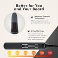 thumbnail image 5 of Aberlite EDC - Men's Professional Heated Beard Straightening Brush and Grooming Tool (for 0.5 inch plus Beards) (Black), 5 of 5