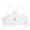 White, variant on SHenli Girls Training Bras - 5 Pack Soft Stretch Cotton Bra, Cami Style Girls Underwear with Adjustable Straps (7-14)