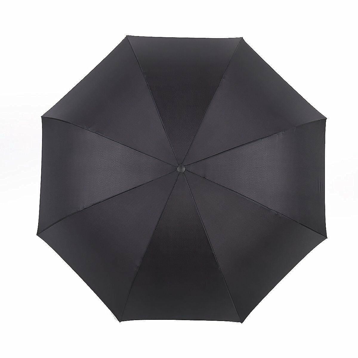 Inverted Umbrella Windproof Reverse Double Layer with C-shaped Hands-Blue Cloud EHD