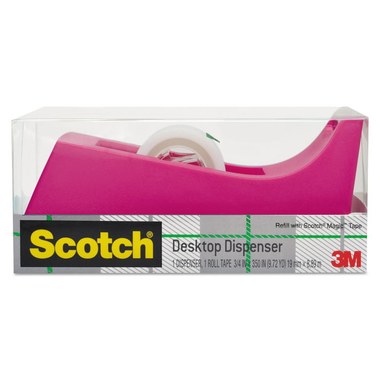 Scotch Desktop Tape Dispenser, 1 Core, Weighted Non-Skid Base