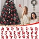 thumbnail image 1 of Adorno acrílico para árbol de Navidad | 26 Colgante de letra inicial del alfabeto | Regalo decorativo impreso de doble cara | Decoración familiar personalizada para las fiestas | Decoración acrílica, 1 of 6